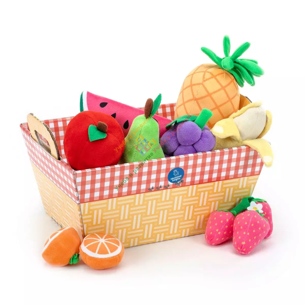 Fruit 12. Learning resources корзина с фруктами. Plush игровой набор фрукты.